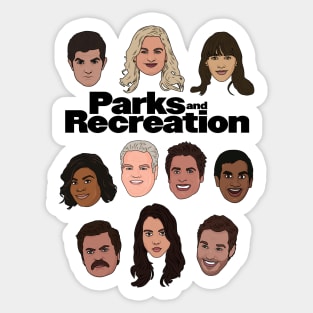 Parks & Recreation Crew Sticker